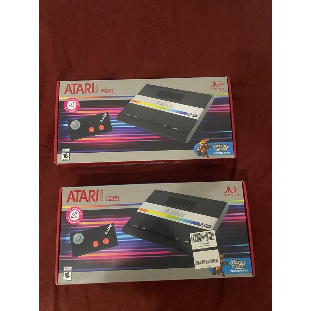 (1) 2024 Atari 7800 Plus Official HDMI Console & Wireless Controller 7800+ Seale